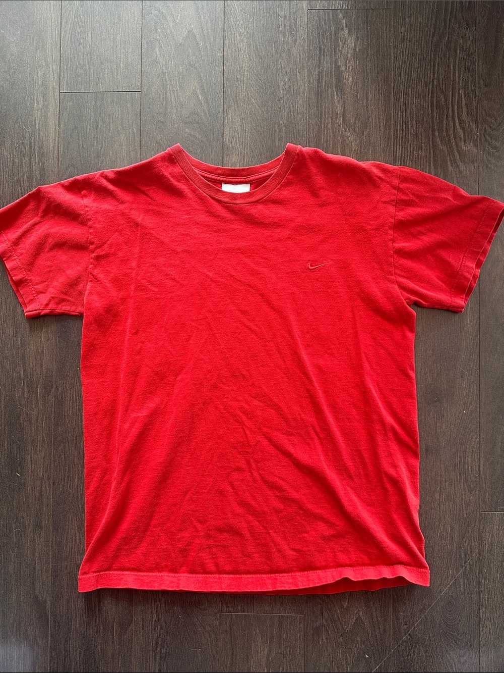 Nike Red Short-Sleeve Crewneck Tee